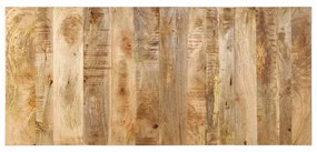 Testiera 180 Cm İn Legno Massello Di Mango Grezzo /