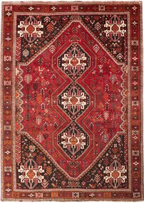 Shiraz Tappeto persiano 300x220 Rosso (Iran) Annodato A Mano