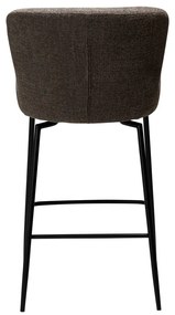 Sgabello da bar marrone imbottito (altezza della seduta 67,5 cm) Glam – DAN-FORM Denmark