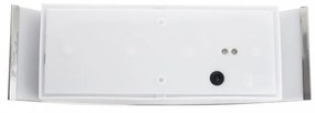 Applique Inox E27 IP54 da Esterno Antiabbagliamento - Serie SHELL Base E27