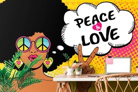Carta da parati autoadesiva – Vita in pace - PEACE & LOVE
