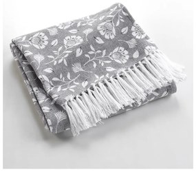 Coperta grigia 125x150 cm Flavie – douceur d'intérieur