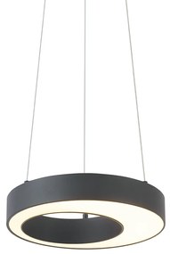 Lampada a sospensione moderna nera 35 cm dimmerabile a 3 livelli - Organici