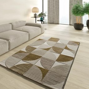 Tappeto beige 140x200 cm Melfi – Universal