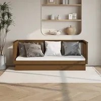 Dormeuse Miele 90x190 cm in Legno Massello di Pino cod mxl 63990