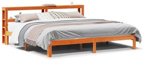 Letto senza materasso marrone cera 180x200 cm in legno di pino