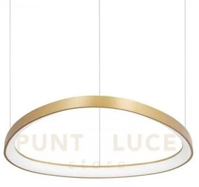 Gemini sospensione led 47 w on-off 5100 lm 3000 k ottone  61cm