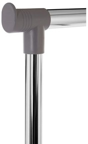 Stand appendiabiti argentato in metallo allungabile/su ruote – Premier Housewares