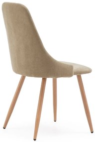 Sedie da pranzo verde chiaro in set di 4 Seul - Marckeric