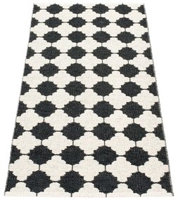 Passatoia da interno/esterno bianca e nera 70x150 cm Marre Black Coral – Pappelina