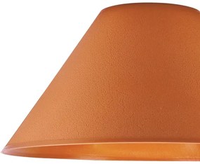 Paralume di ricambio per lampada da tavolo E14 21x11 cm arancione