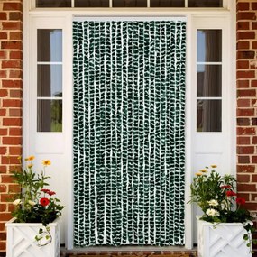 Tenda Antimosche Verde E Bianca 90x200 Cm İn Ciniglia /