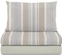 Completo letto singolo Design righe neutro