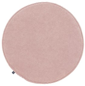 Kave Home - Cuscino rotondo per sedia Sora velluto a coste rosa Ã˜ 35 cm