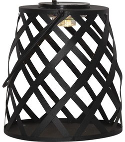 Lanterna LED nera, altezza 20 cm Calabria - Star Trading