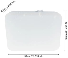 Eglo 900364 - Plafoniera LED da bagno FRANIA LED/14,6W/230V IP44