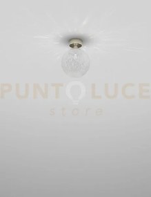 Rina faretto 16 bianco murrina acciaio satinato l22dd led 2700k 9w ...