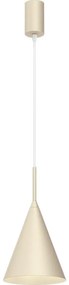 Lampadario sospeso su cavo CAPITAL, 1xGX53/15W/230V, Ø 17 cm, crema