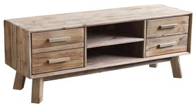 PINUS - porta TV con 4 cassetti