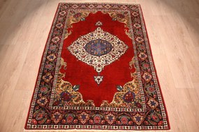 Senneh Tappeto 130x190 (Iran) Annodato A Mano
