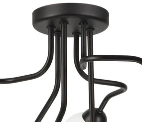 Lampadario a plafone HOLLY 6xG9/5W/230V nero