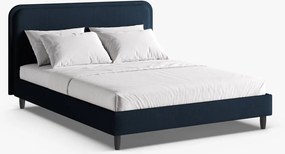Letto imbottito Aveline in bouclé Baloo - 200x200 cm