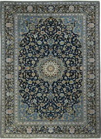 Kashan Tappeto persiano 310x420 Blu (Iran) Annodato A Mano