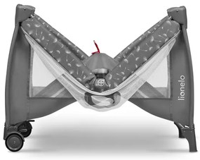 Lionelo - Lettino da viaggio STEFI PLUS Grigio/Bianco