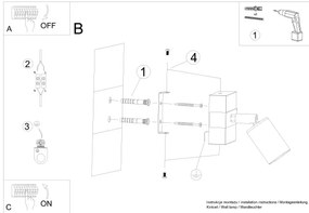 Sollux SL.1295 - Faretto ZUCA 1xE27/15W/230V nero