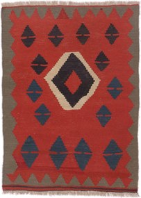Kilim Tappeto 110 x 150 (Iran) Tessuto A Mano