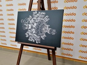 Stampa su tela – Motore stellare