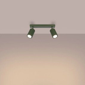 Plafoniera da Soffitto 2xGU10 in Alluminio KARBON 2