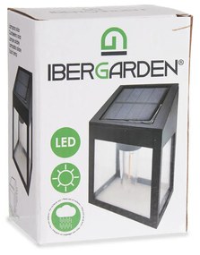 Lampada ad energia solare 6,6 x 13 x 9,3 cm Nero Plastica