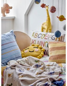 Coperta panna 130x160 cm Plane - Bloomingville Mini