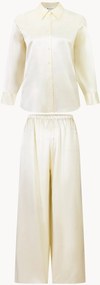 Set pigiama da donna in seta oversize Viola 2 pz, varie misure