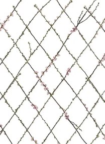 Rebel Walls Carta da parati panoramica Winding Spring - White