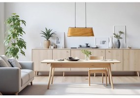 Lampadario a sospensione con filo MILBURY 2xE27/40W/230V marrone