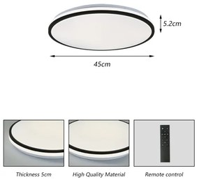 Brilagi - Luce LED dimmerabile SMART LED/36W/230V diametro 45 cm Wi-Fi Tuya + +TC