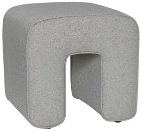 Hübsch - Sculpture Pouf Grigio Scuro Hübsch