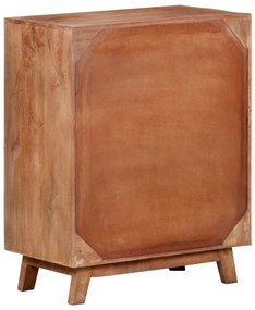 Credenza 61x35x76 cm in legno massello di mango
