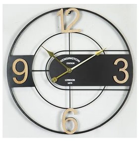 Orologio da parete 1xAA diametro 60 cm nero