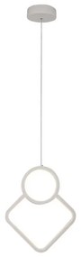 Lampadario LED a Sospensione 12W dal Design Moderno 28*196cm Colore Bianco 3000K SKU-15000