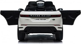 Macchina Elettrica per Bambini Licenza Land Rover Evoque 12V con Telecomando Bianco...