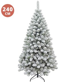 Albero Natale innevato 240 cm Alpino