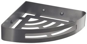 Gedy - Mensola angolare per doccia SMART 21x4,5 cm grigio metallico