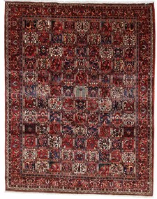 Bakhtiar Tappeto 320 x 410 Rosso (Iran) Annodato A Mano