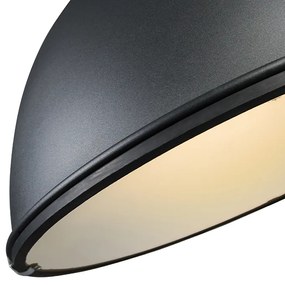 Lampada a sospensione industriale intelligente nera 53 cm incl. A60 Wifi - Sicko