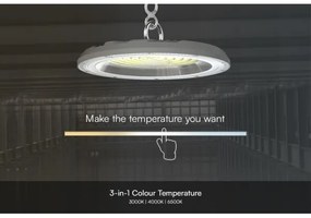 Lampada tecnica LED High Bay LED/150W/230V 3000/4000/6500K IP65 ø 27,7 cm