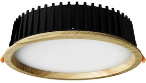 APLED-Lampada LED RONDO WOODLINE LED/18W/230V 4000K diametro 26 cm pino legno solido