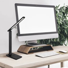 Globo 58439SA - Lampada da tavolo LED ricaricabile BRIGHTON con dimmer a sfioramento LED/4W/5V 1800 mAh nera